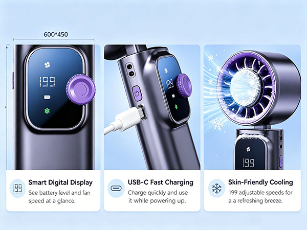 Portable Handheld Fan,portable fan,hand fan,foldable fan,handheld fan foldable,neck fan