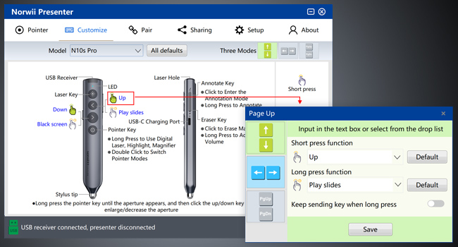 Key-function Customizable