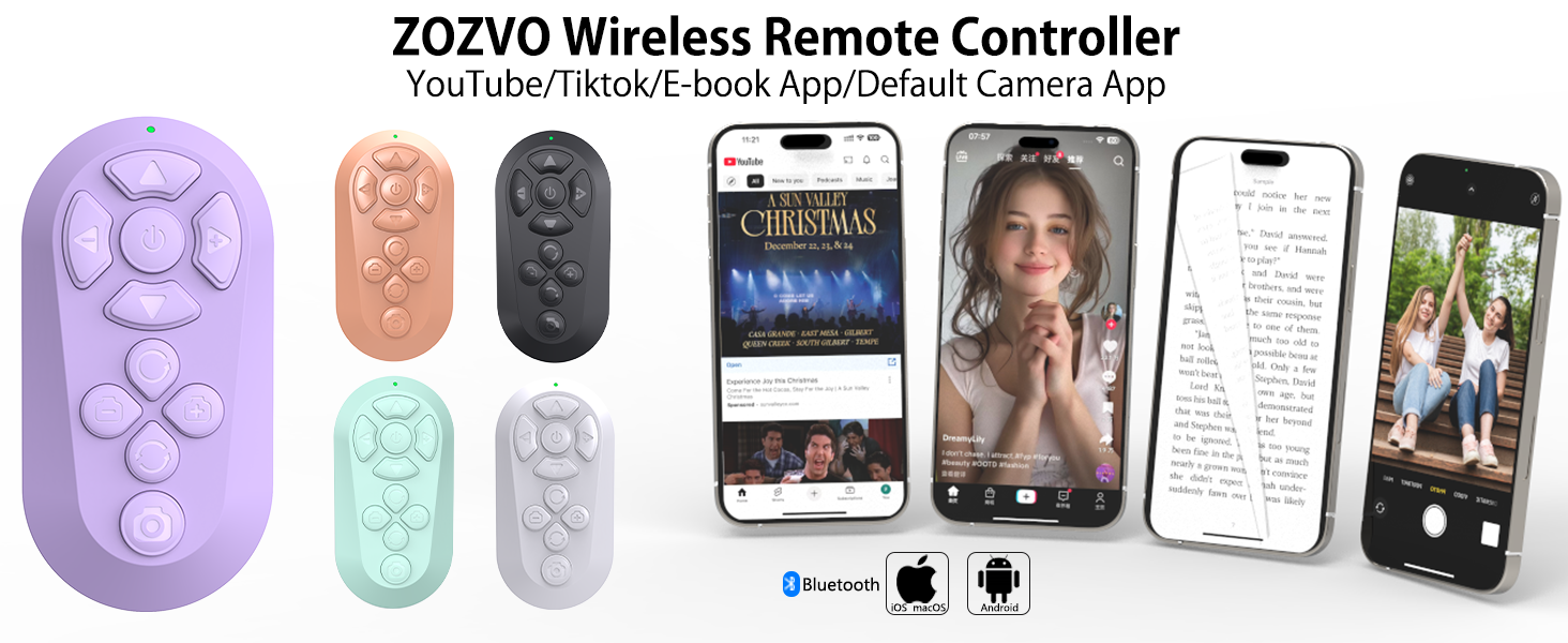 ZOZVO Wireless Remote Controller