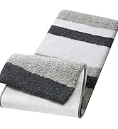 KMAT Luxury Bathroom Rugs Bath Mat,20"x59", Non-Slip Fluffy Soft Plush Microfiber Shower Rug, Mac...