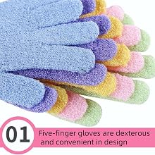 Exfoliating Bath Gloves