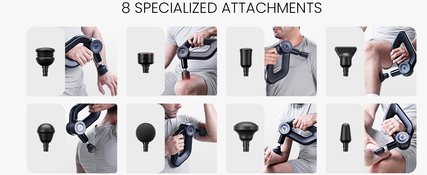 Massage Gun with Infrared Light