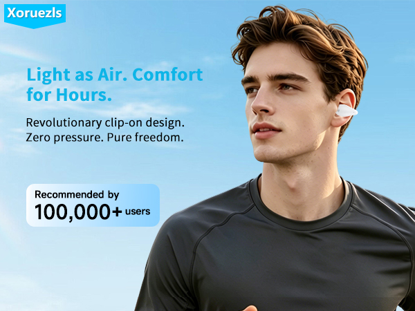 Lightweight Comfort Clip on Earbuds