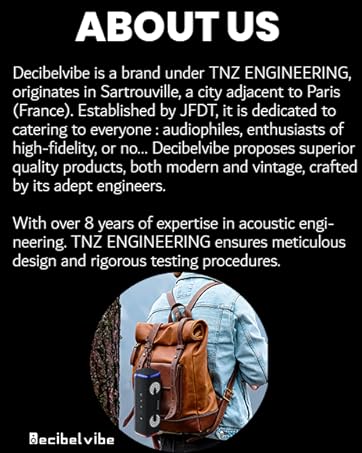 Decibelvibe is a brand under TNZ ENGINEERING, originates in Sartrouville, a city adjacent to Paris