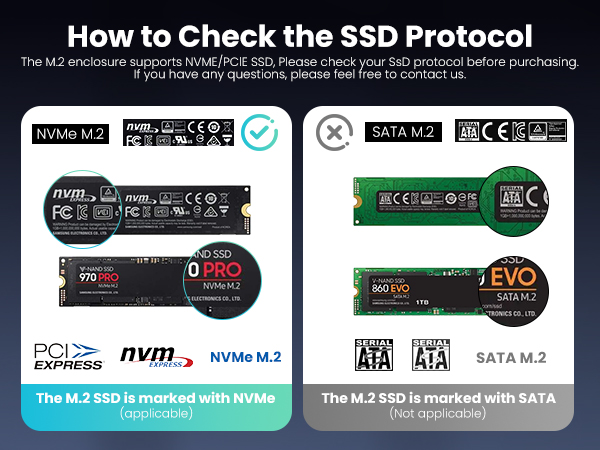 how to check the ssd protocol