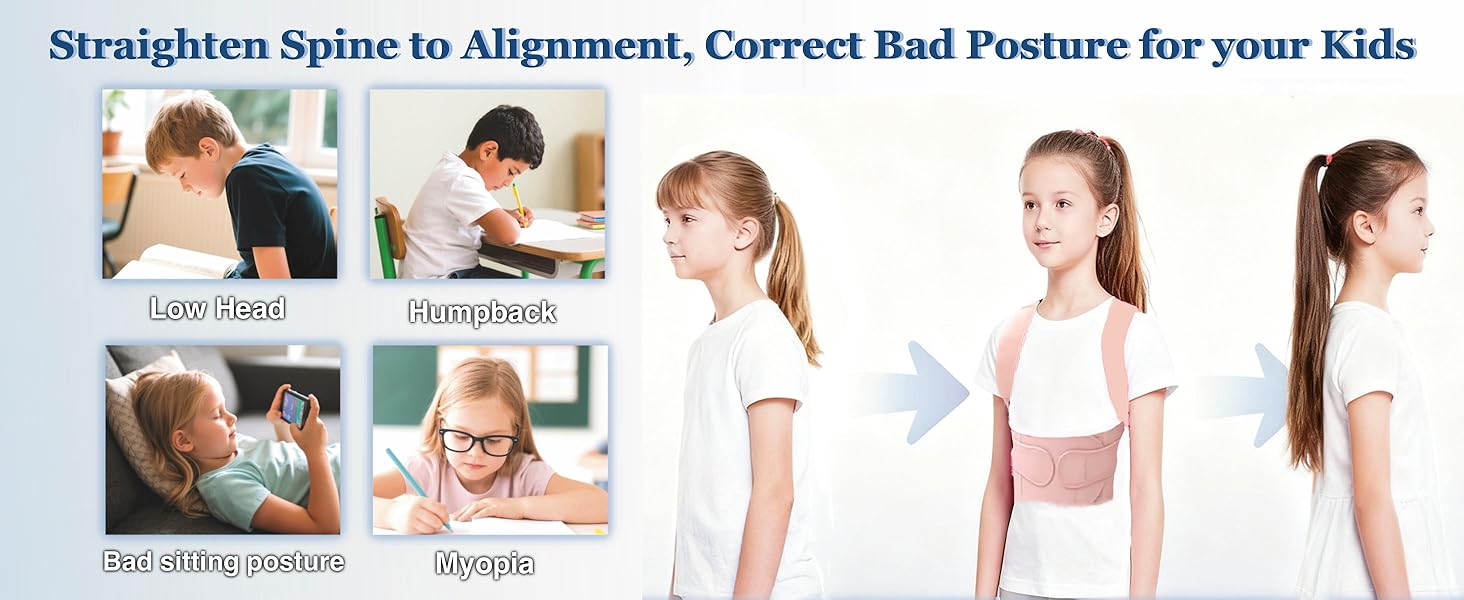 Back Brace Posture Corrector for Kids