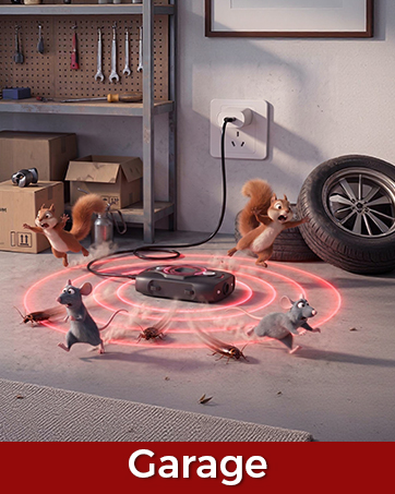 Ultrasonic Rodent Repeller for Car