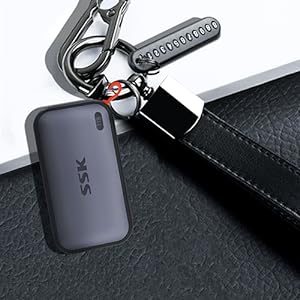 SSK 1TB Portable External NVME SSD,up to 1050MB/s Extreme USBC 3.2 Gen2 Solid State Drive