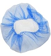 SAFEKO Disposable Honeycomb Nylon Hair Nets | Breathable | 1,000 Count [BLUE | 18”]