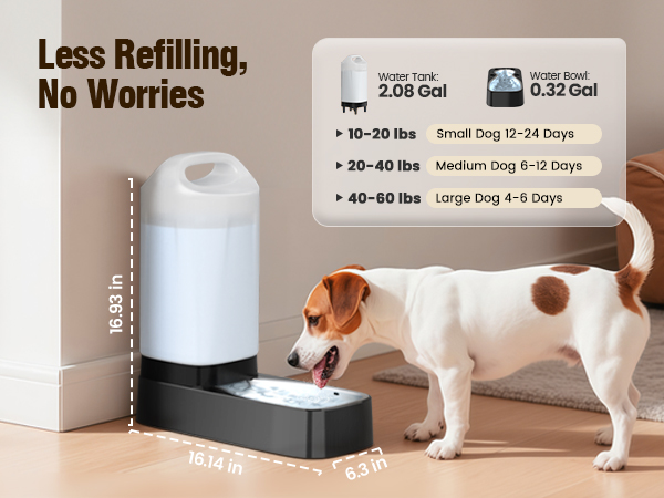 dog water bowl dispenser