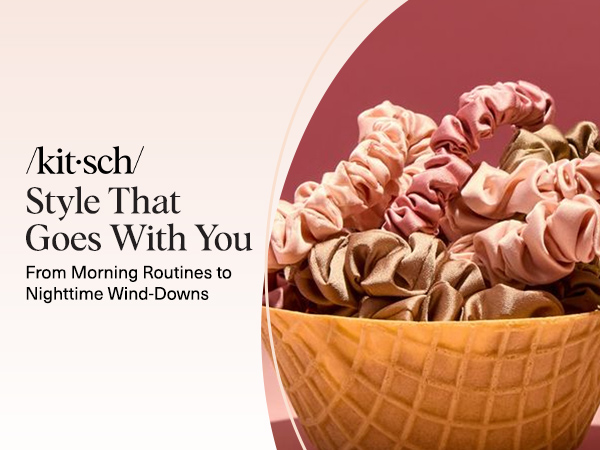 Kitsch Satin Scrunchies for Women