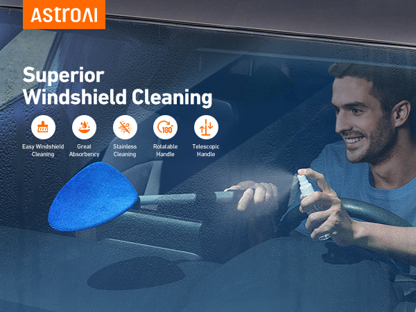 Windshield Cleaner blue