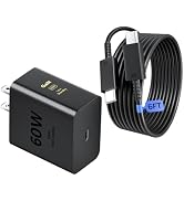 60W USB C Super Fast Charger, PD 3.0 PPS Wall Charging Block with 6FT Cable, Fast Charger for Sam...