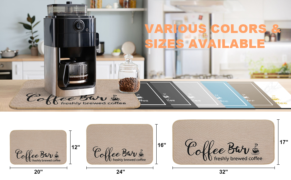 coffee bar mat