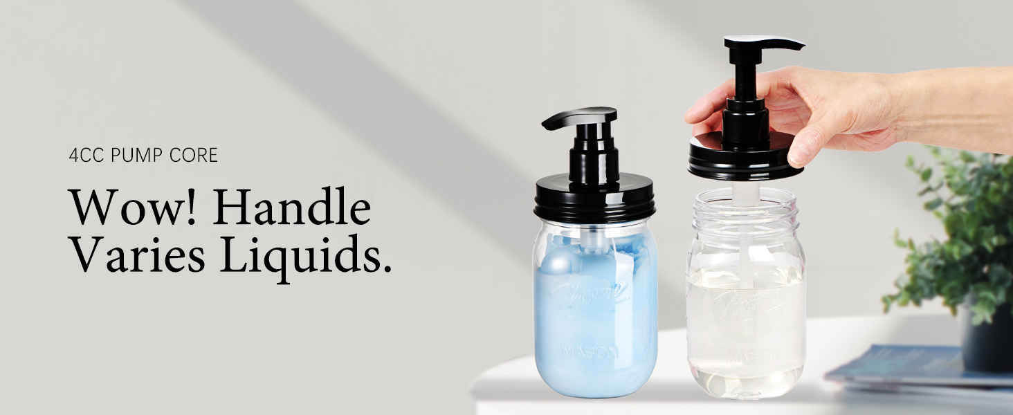 clear soap dispenser