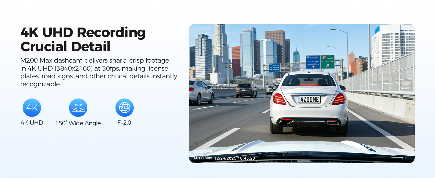 4K dash cam