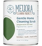 Meliora Cleaning Products Gentle Home Cleaning Scrub Powder, Peppermint Tea Tree