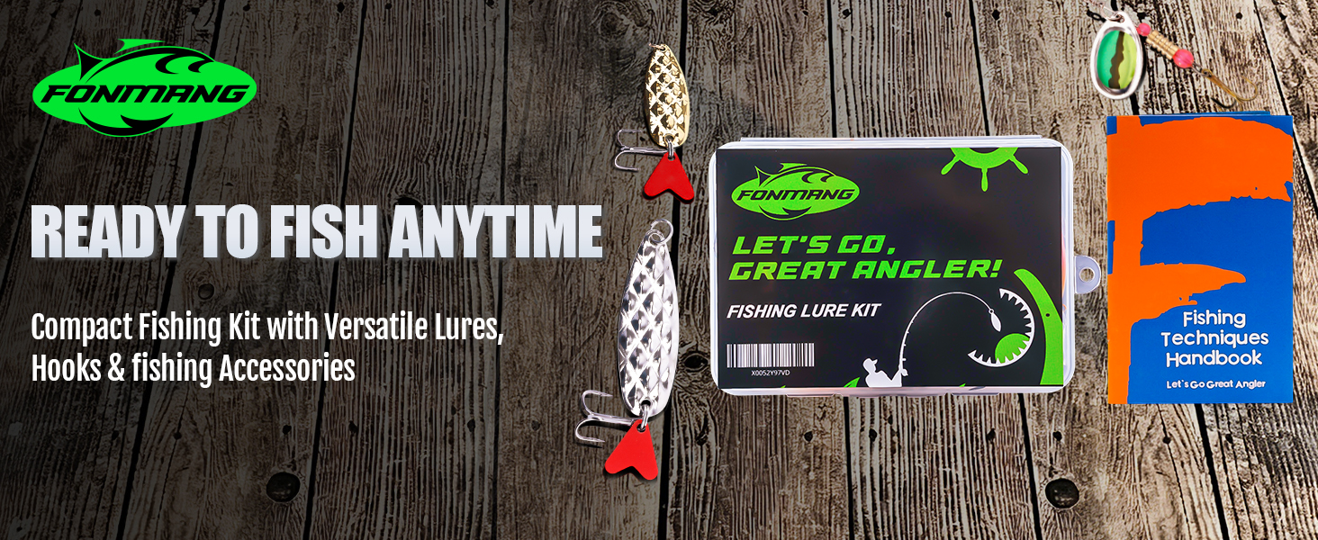 Multiple Types Fishing Lures Kit Included