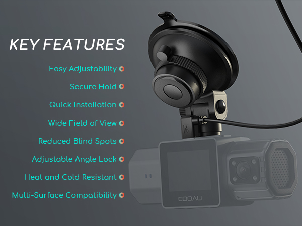 dash cam replacement mount