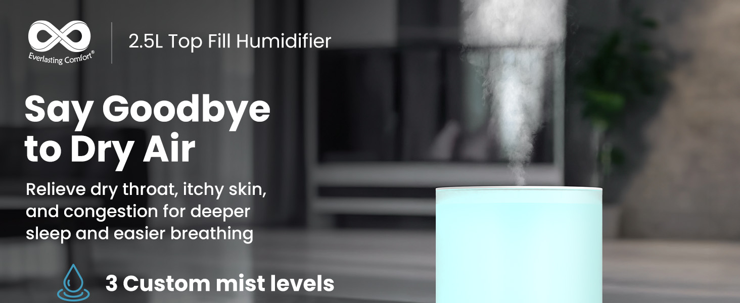 Top Fill Humidifiers for Bedroom