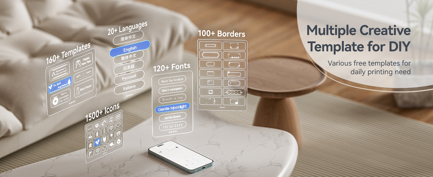 NIIMBOT D110 Upgraded Version Mini Label Maker Machine with Tape