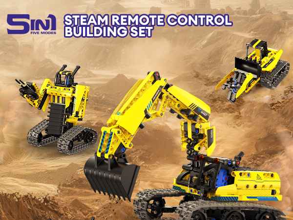 5 in 1 remote control building kits