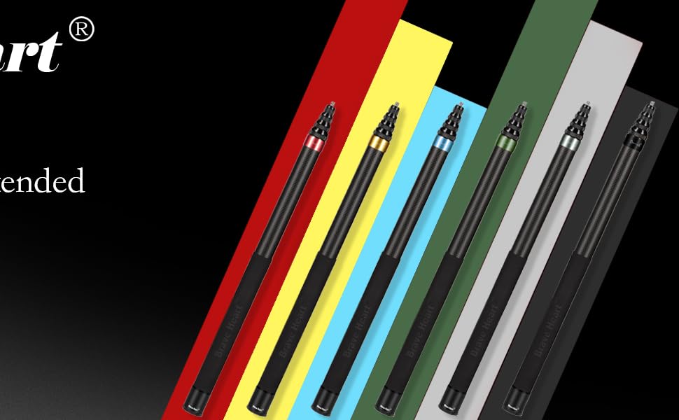 3m carbon fiber invisible selfie stick for insta360 x5 insta 360 x5 x4 x3