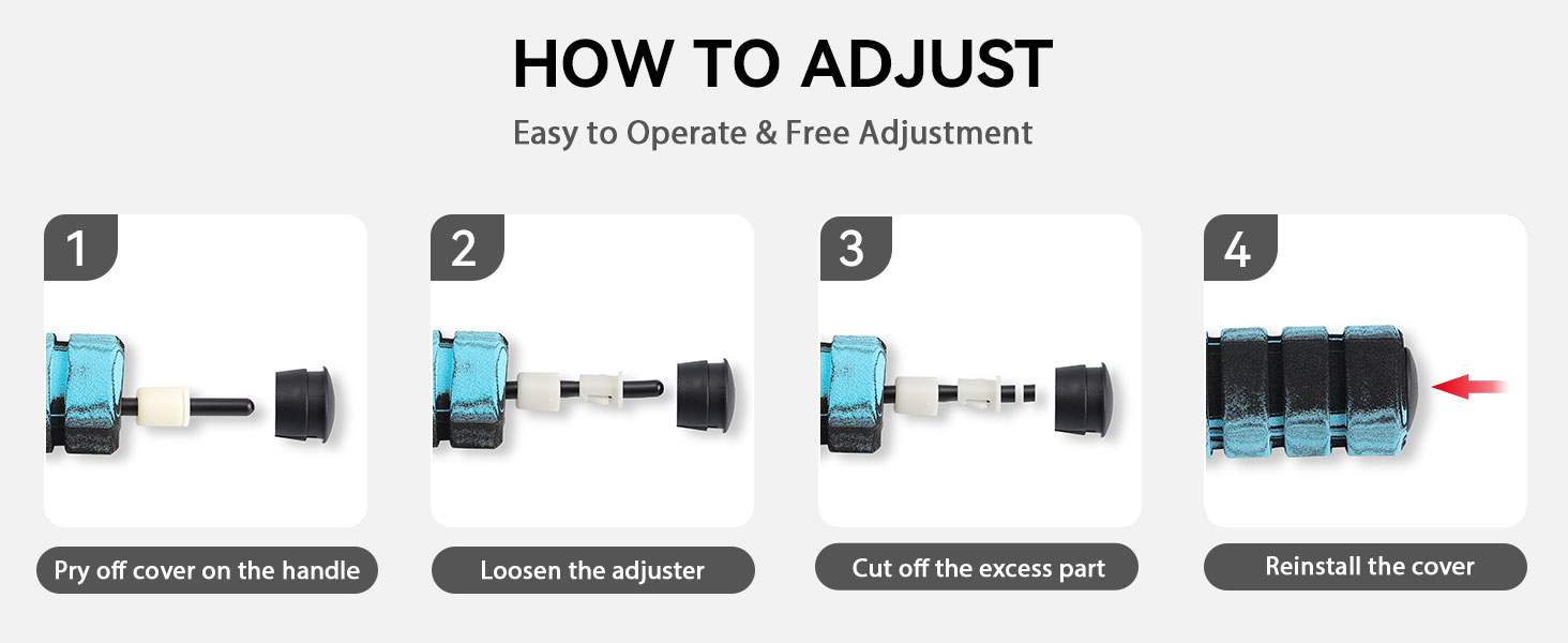 Weighted Jump Rope for Fitness Ropeless Bod Rope High Speed Skipping Rope Cordless Jumping Rope