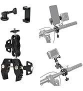 JJC Super Camera Clamp Mount Kit with 1/4'' Ballhead for DSLR DJI Osmo Gopro Hero Insta360 Action...
