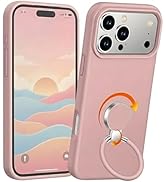 XYZ Silicone Case for iPhone 17 Pro Max, [2-Way Ring Stand] [Soft Anti-Scratch Microfiber Lining]...