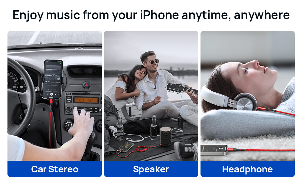 Lightning to 3.5mm Audio Cord