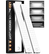 Under Cabinet Lighting, USB Rechargeable Motion Sensor Light Indoor, Battery Operated Closet Ligh...