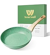 Innerwell Nonstick Frying Pan Skillet, 8 Inch Non Stick Frying Pans Egg Pan Omelet Pans 100% PTFE...