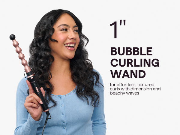 bubble curling iron