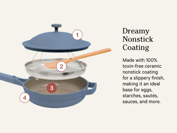 kitchen cooking set hex clad non stick frying pan non toxic our place cookware ceramic pots pans 