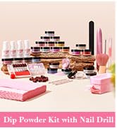 dip powder kit with nail drill