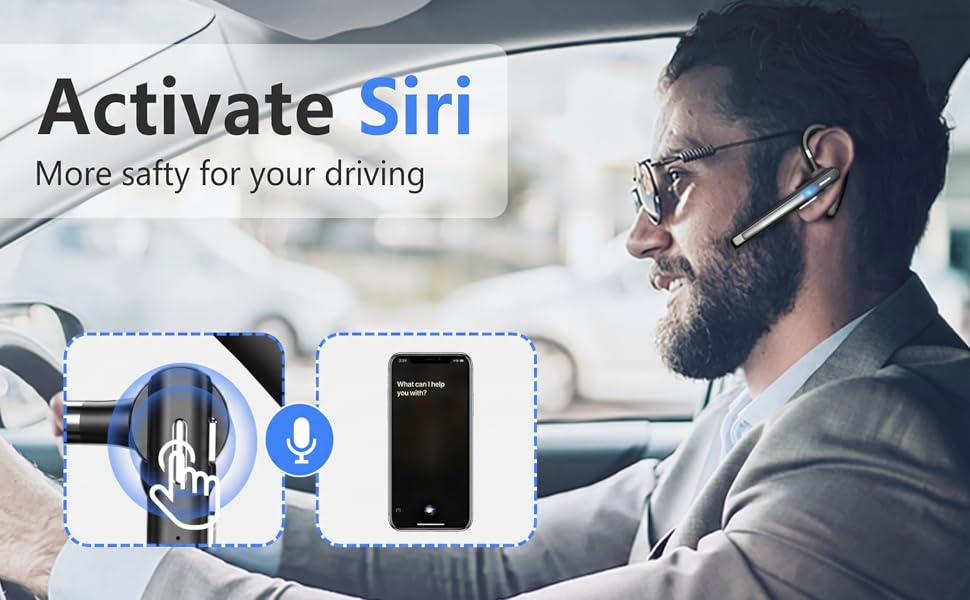 bluetooth headset to active Siri