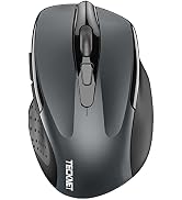 TECKNET Wireless Mouse (2.4G &amp; BT5.0/3.0) Silent Mouse 4800 DPI Computer Mouse 6 Buttons Bluetoot...