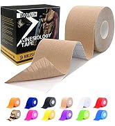 SOON GO Kinesiology Tape Pro 1/2 /5 Rolls, 2 Inch High Elasticity Sports Tape Therapeutic Pain Re...