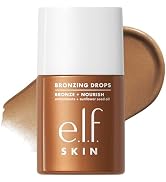 e.l.f. SKIN Bronzing Drops, Liquid Face Tinted Serum with Vitamin E &amp; Sunflower Oil, Shimmer Fini...