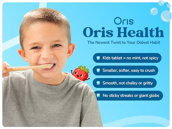 kids toothpaste tablets hydroxyapatite children oris tablets remineralizing