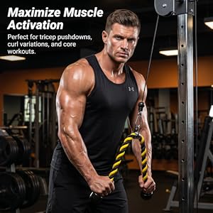 cable accessories rope extension gym cable rope attachments for gym rope