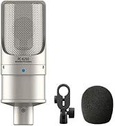 TAKSTAR XLR Condenser Microphone, PC-K200 II Recording Cardioid Mic with Ultra-Low Self-Noise, Ba...