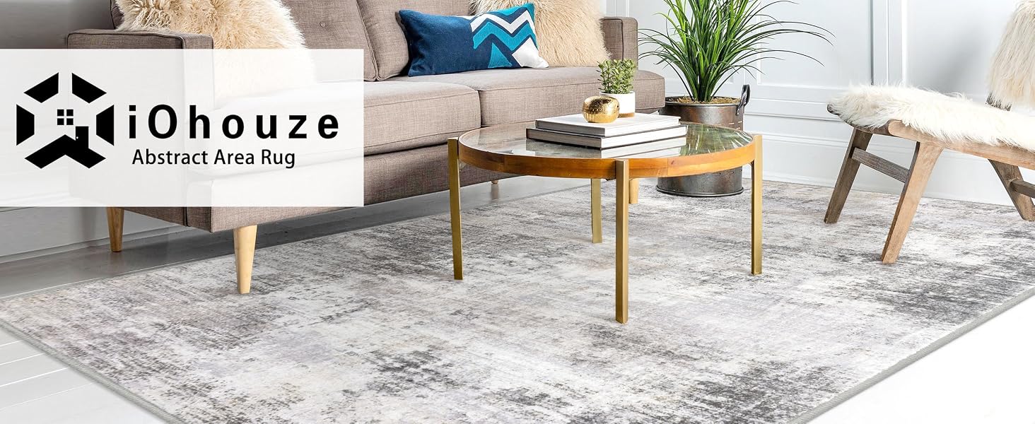 iOhouze Abstract Kitchen Rug
