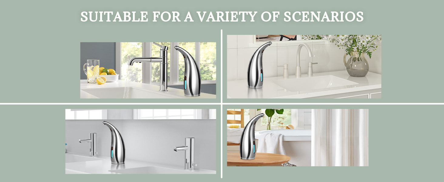 touchless soap dispenser for kitchen sink