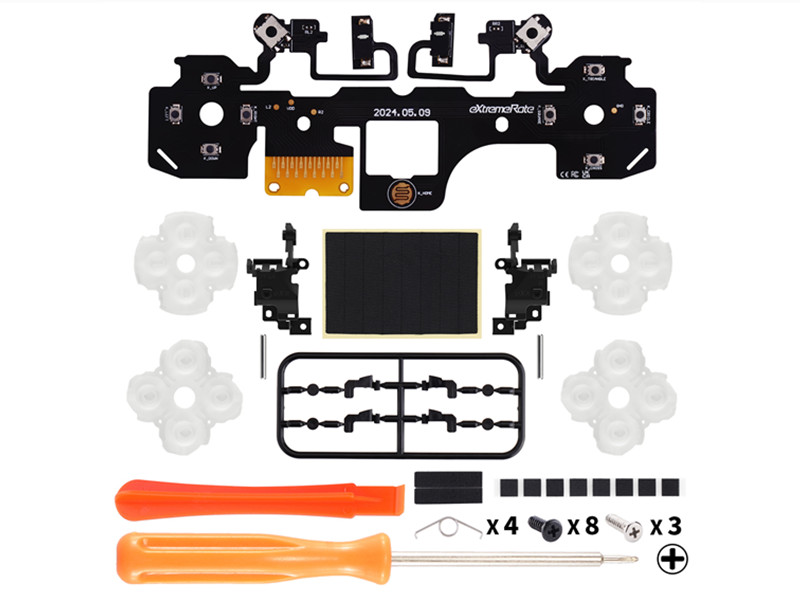 eXtremeRate Clicky Hair Trigger Kit for PS5 Controller BDM-040 Model Shoulder Buttons Mouse Click