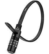 ROCKBROS Zip Tie Bike Lock Small Cable Lock Lightweight Refrigerator Cabinet Locks with Combinati...