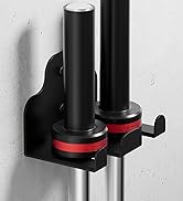 XZHXFX Barbell Wall Holder,Single Barbell wall Mount Hanger,Garage Gym Bar Wall Rack,Vertical Oly...