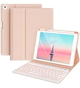 BLUTLOTUS Keyboard case for iPad 9.7 Inch Air 2, iPad 5th/iPad 6th Generation (2017/2018) Case, 7...