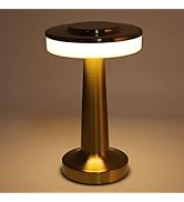 GOWENIC Modern Table Lamp, Vintage Desk Lamp Touch Control Retro Table Lamp Bedside Nightstand La...